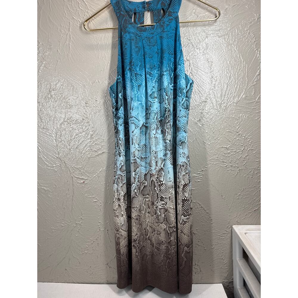 White House Black Market Womens Ombre Python Snakeskin‎ Print Dress Sz Small NWT